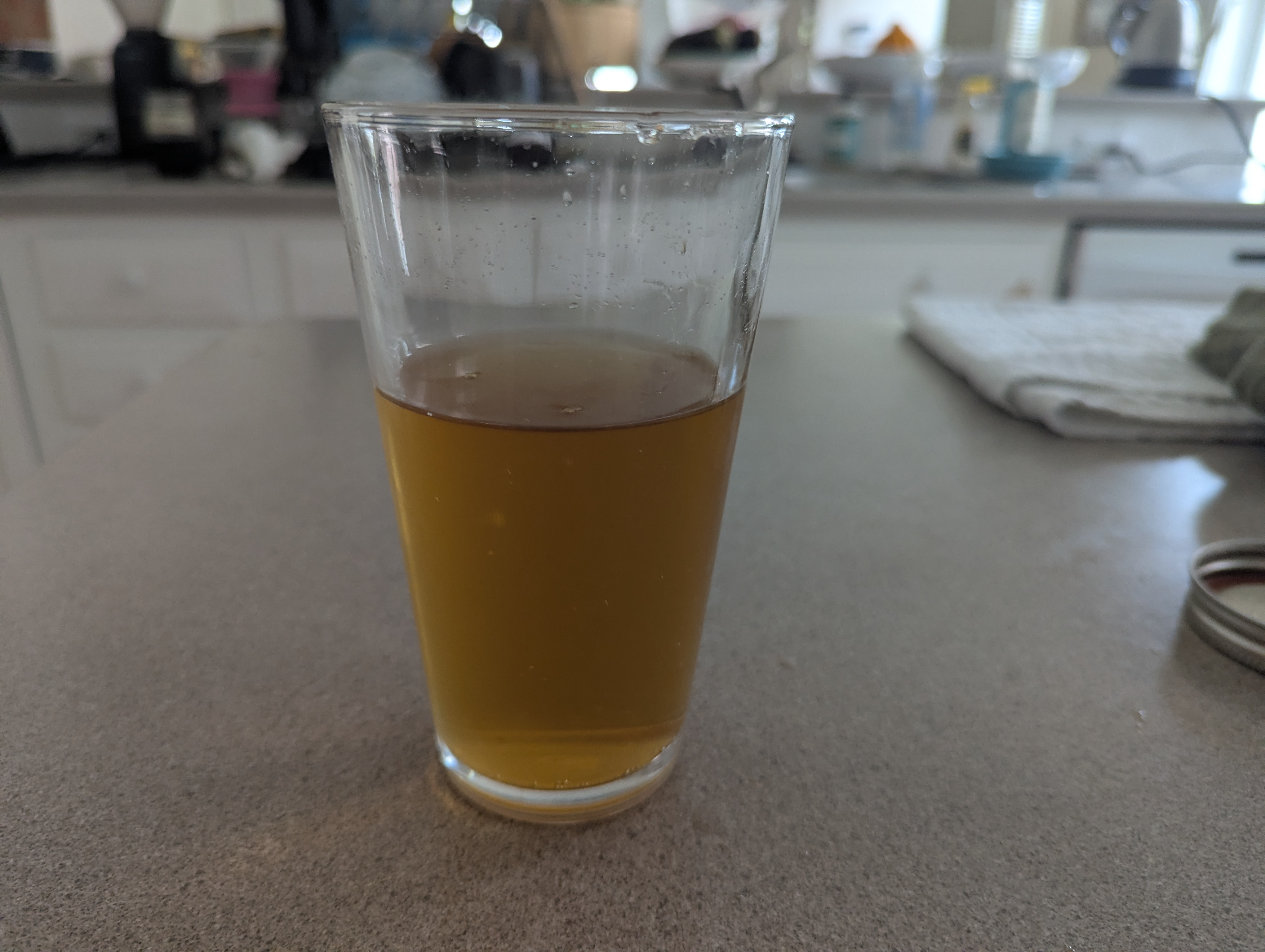 It kinda looks like beer.